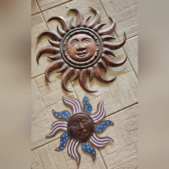 Sun Metal Wall Decor